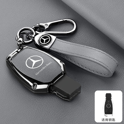 For Mercedes-Benz A C E G S Class CLA CLS GLA GLC GLE GLK Vito Sprinter SLK Viano ML Car Alloy Key Case Key Bag Shell Key Chain