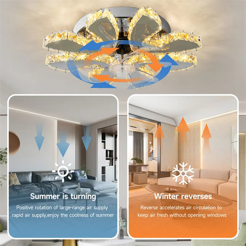 5 Rings Crystal Led Chandeliers Ceiling Mirror Stainless Steel Lustre Cristal For Kitchen Luminarias Parateto Fixtures Plafonier
