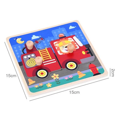 Baby Montessori Puzzles Wooden Toys for Children 1 2 3 Years Educational Learning Kids Games Child Birthday Gifts