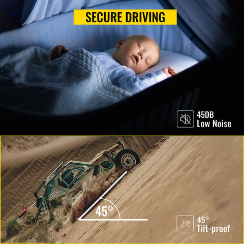 SucceBuy 9L 15L Car Refrigerator Portable Compressor Fridge Freezer Cooler 12V/24V DC 110-240V AC RV Travelling Camping Fishing